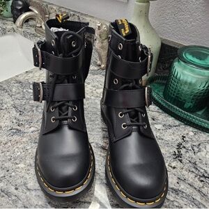 Dr. Martens Black Combat Boots